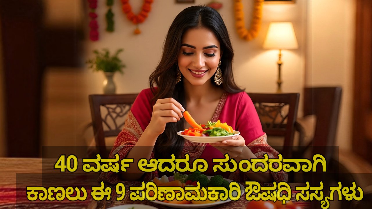 40 ವರ್ಷ ಆದರೂ ಸುಂದರವಾಗಿ ಕಾಣಲು ಈ 9 ಪರಿಣಾಮಕಾರಿ ಔಷಧಿ ಸಸ್ಯಗಳು